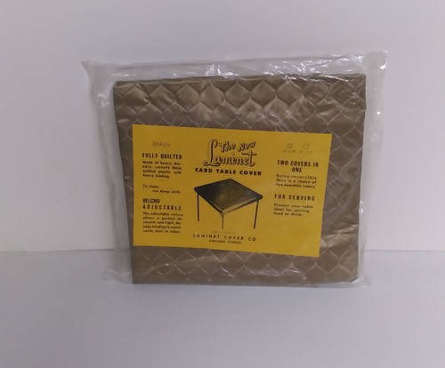 Vintage quilted card - vintage,