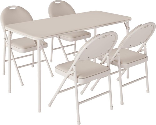Folding card table and chairs - card,